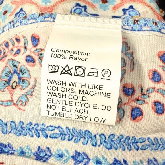 NWOT - SHEIN Allover Print Summer Flutter Sleeve Thigh Slit Maxi Dress - Picture 7 of 7